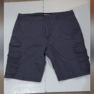 Iron Co. Men's Charcoal Cargo Shorts